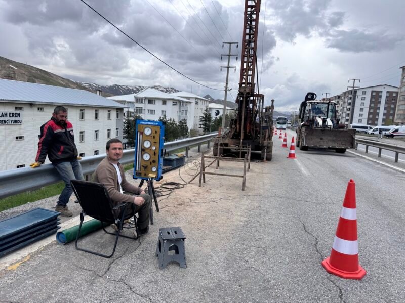 BİTLİS ÇEVRE YOLU PRESİYOMETRE DENEYLERİ murat jeo